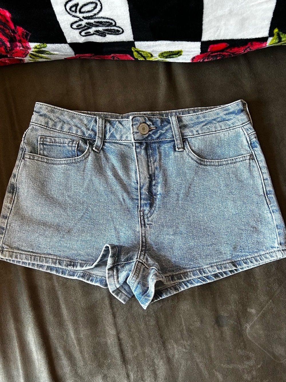 SO Women's Light Blue Denim Jean Shorts